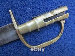 Original Antique British Nepalese Brass Handle Brunswik Sword Bayonet