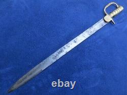 Original Antique British Nepalese Brass Handle Brunswik Sword Bayonet