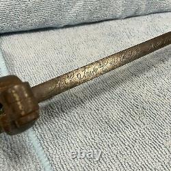 Original! French model 1866 Chassepot 27 Long Bayonet Brass Handle Short Sword
