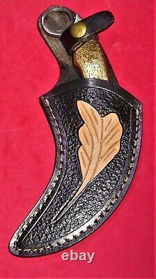 Ornate Brass & Steel Handled Custom Karambit