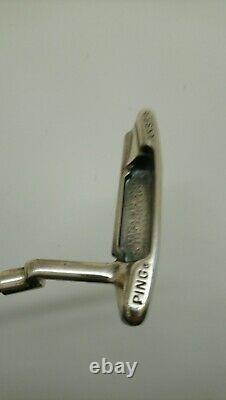 Ping Anser Slotline Putter 33.5 Brass Steel Stepped / New Grip / Polished
