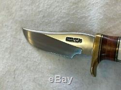 RANDALL KNIFE KNIVES MODEL 25-5 Blade Stainless Steel STAG & Leather Handle