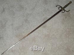 RARE Antique 19th C. Victorian Fraternal Secret Society Pagan Ritual Sword