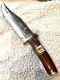 RARE COLT CT326 CLIP BLADE BOWIE KNIFE STAG/WOOD HANDLE NEW With ORIG. OPENED BOX