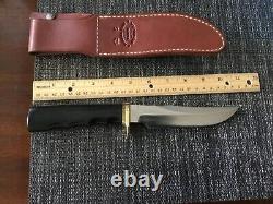 Randall Knife 12-6 Little Bear bowie SS blade brass hilt FG micarta handle maker