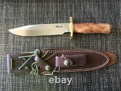 Randall Knife 14-71/2 CDT carbon blade thuya handle brass FC hilt w C Cap n coll