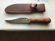 Randall Knife Gambler 5 SS blade ironwood handle brass hilt makers sheath