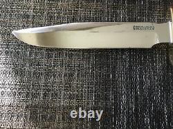 Randall knife 1-7 leather handle brass hilt alum cap carbon blade johnson sheath