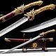Rare Battle Saber Dao Sword Broadsword Sharp Damascus Steel Blade Copper Handle
