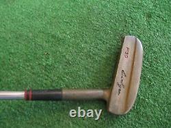 Rare, Vintage Ben Hogan P130 Brass Head Putter 35 Ins. Golf Pride Line Rite Grip