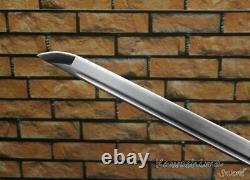 Real Japanese Sword Samurai Katana Ninja Full Tang Sharp Brass Handle & Sheath