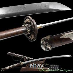 Rotary Forging Pattern Steel Japanese Tachi Sword Chivalrous Monk Katana #3750