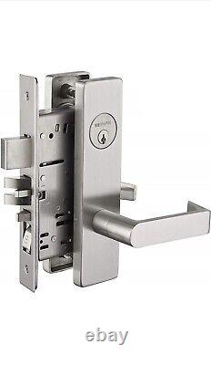 SUMBIN Commercial Heavy Duty Mortise Lock Handle Set for Entrance QM7208001 F20