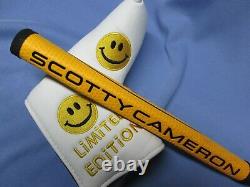 Scotty Cameron Bulls Eye Putter NEW Finish Cust Stamp NEW Grip + New Cover