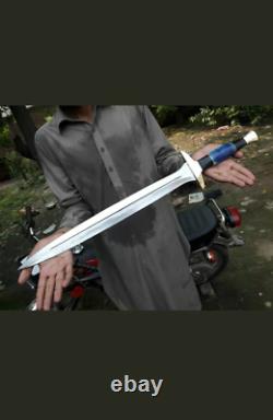 Sharp Edge New Custom Handmade Carbon Steel Viking Sword with Resin Handle