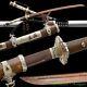 Sharp Japanese Tachi Sword Sword Katana Pattern Steel Bohi Blade Full Tang #3808