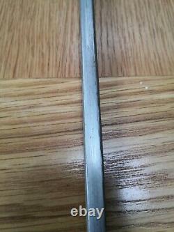 Sharpening Steel F. Dick. Brass Handle. Old rare Steel. Scandinavian Style