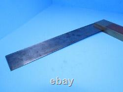 Showy try square with 9-3/8 blade & lots of brass trim covering most of handle