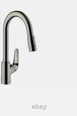 Single-Handle Pull-Down Sprayer Kitchen Faucet in Steel Optic, Stainless Steel