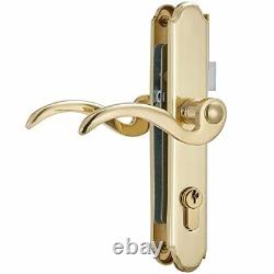 Solid Brass Lever Handle Mortise Lock Set For Screen/storm Door Replacement Only