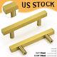 Stainless Steel Kitchen Square Cabinet Handles Gold Drawer Pulls Hardware 2-10