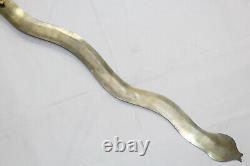 Sword Nagin Snake Hand Forged Steel Blade brass plating on handle 36 inch B 962