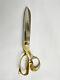 Tailor Shears, Trimming Fabric, 12 inches Scissors, Iron Blade Brass Handle