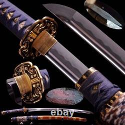 Traditional Tamahagane Wakou Forging Steel Blade Samurai Sword Nihontou #0459