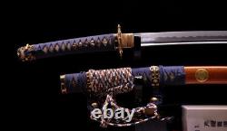 Traditional Tamahagane Wakou Forging Steel Blade Samurai Sword Nihontou #0459