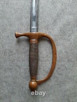 Vintage 1863 US Model 1840 AHC Ames MFG Musicians Civil War Sword Brass Handle