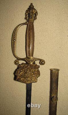 Vintage 1878 1910 Kingdom of Siam Diplomatic Court Sword