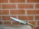 Vintage 8 Blade HOFFRITZ Italian Stainless Slicing Knife Brass Handle ITALY