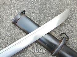 Vintage Copper Handle Japan Katana Sword Military Saber 95 Style Signed Blade