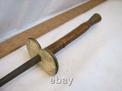 Vintage Fencing Sword Brass Handle Sabre Epee Foil Blade Fencing Germany
