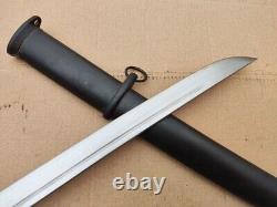 Vintage Japanese Katana Army Nco Sword Blade Saber Brass Handle With Serial Number