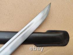 Vintage Japanese Military 95 Type Samurai Katana Sword Signed Blade Brass Handle