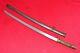 Vintage Japanese Sword Samurai Katana Japan Brass Handle Steel & Sheath Metallic