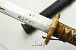 Vintage Japanese Sword Samurai Katana Nco Handmade Brass Handle Dagger Fighting