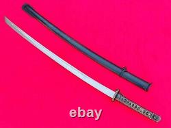 Vintage Military Army Nco. Sword Japanese Samurai Katana Sign Blade Brass Handle