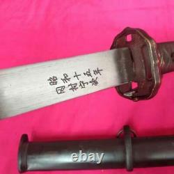 Vintage Military Japanese Army Nco Sword Samurai Katana Sign Blade Brass Handle