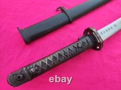 Vintage Military Japanese Army Sword Blade Samurai Katana Signed Brass Handle