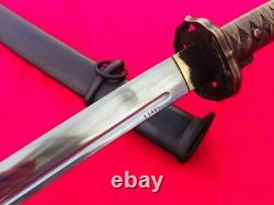 Vintage Military Japanese Army Sword Samurai Katana Blade Brass Handle No. 77407