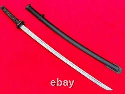 Vintage Military Japanese Army Sword Signed Blade Samurai Katana Brass Handle