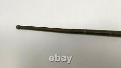 Vintage Original French M1886 Lebel Rifle Bayonet Brass Handle Steel Scabbard