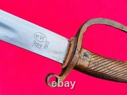Vintage Saber Blade Sign Command Sword Russian Cossack Cavalry Edge Brass Handle