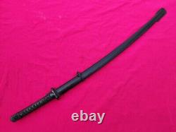 Vintage Samurai Katana Military Japanese Nco Sword Saber Sign Blade Brass Handle