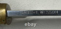 Vintage Smith & Wesson S&W Fixed Blade Survival Knife Hollow Handle Brass Cap
