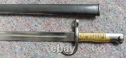 WWI Argentinian M1891 Sword Bayonet with Brass Grip WKC