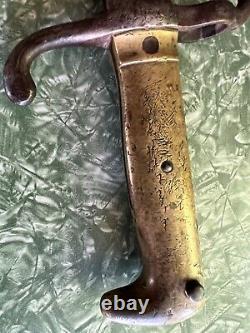 Weyersberg Kirschbaum & Co WWI Solingen German Brass Handle 18 inch blade RARE